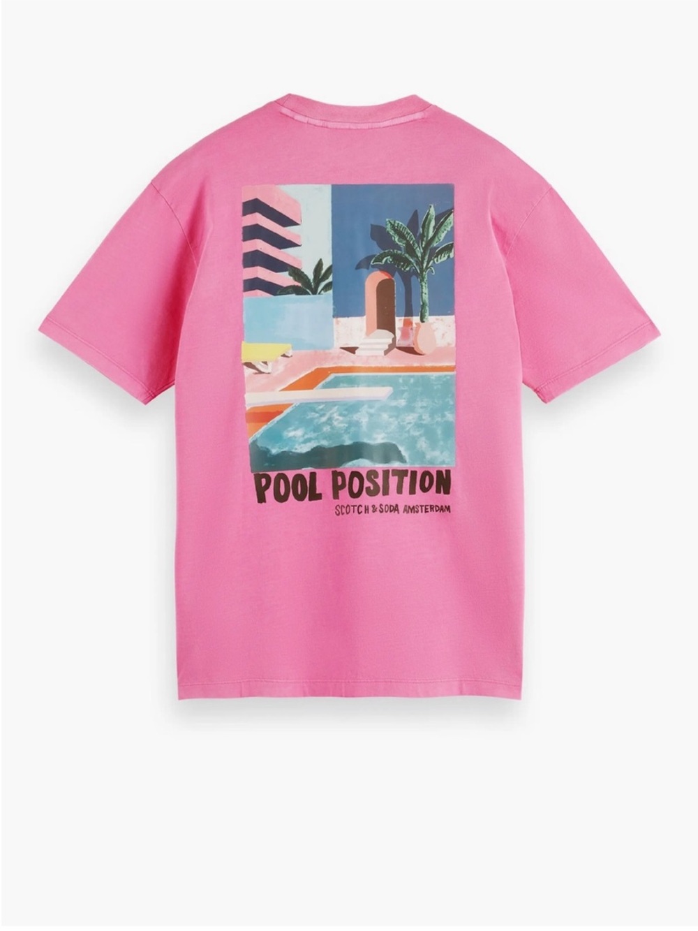 SCOTCH & SODA Pool
Position Organic Cotton
Blend Graphic Pocket T-Shirt
Small